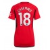 Tanie Strój piłkarski Manchester United Casemiro #18 Koszulka Podstawowej dla damskie 2023-24 Krótkie Rękawy